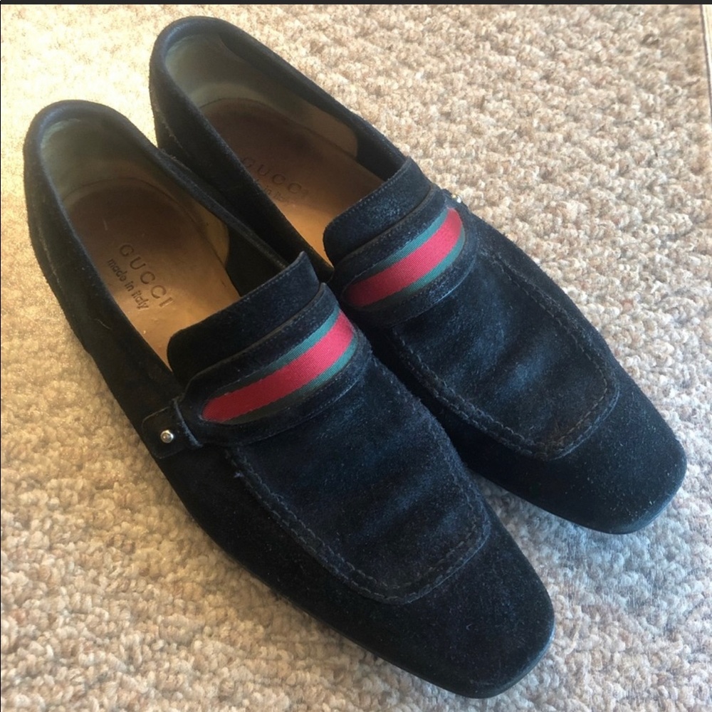 Gucci Black Suede shoes